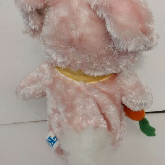Vintage Spring Easter Pink Mauve Bunny w carrot Baterry operated plays song 2003 - Picture 7 of 8